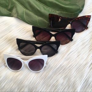 ‘FIERCE’ Cat Eye Oversized Fashion Sunglasses